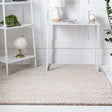 Oatmeal Beige 7' 10 x 7' 10 Soft Solid Shag Square Area Rug Thick Soft Touch Fluffy & Plush Shaggy Pile 100% Polypropylene Minimalist Carpet for Modern Home Interiors for Sale at Rug Engine