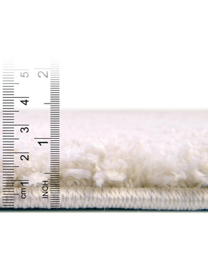 Oatmeal Beige 7' 1 x 7' 1 Soft Solid Shag Round Area Rug Thick Soft Touch Fluffy & Plush Shaggy Pile