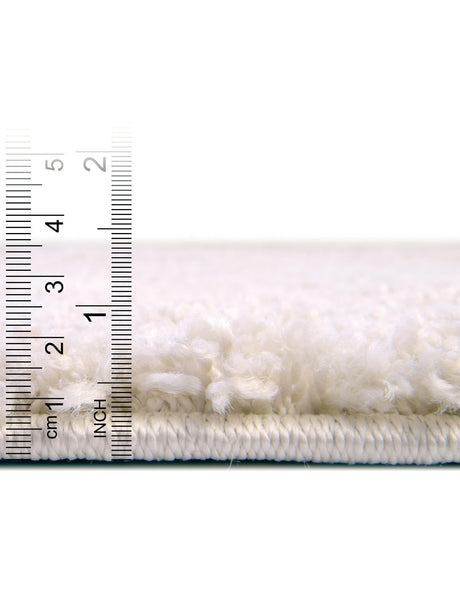 Oatmeal Beige 7' 1 x 7' 1 Soft Solid Shag Round Area Rug Thick Soft Touch Fluffy & Plush Shaggy Pile 100% Polypropylene Minimalist Carpet for Modern Home Interiors for Sale at Rug Engine