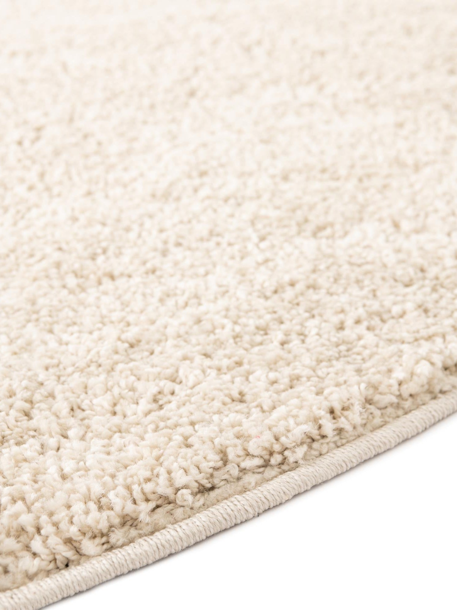 Oatmeal Beige 5' x 5' Soft Solid Shag Round Area Rug Thick Soft Touch Fluffy & Plush Shaggy Pile 100% Polypropylene Minimalist Carpet for Modern Home Interiors for Sale at Rug Engine