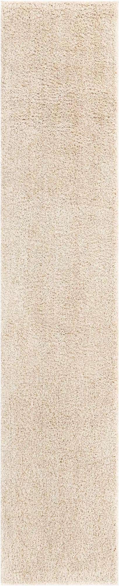 Oatmeal Beige 2' 7 x 13' 1 Soft Solid Shag Runner Area Rug Thick Soft Touch Fluffy & Plush Shaggy Pile