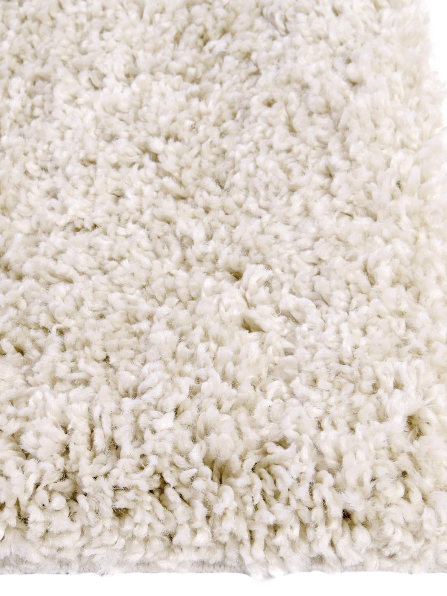 Oatmeal Beige 2' x 4' 1 Soft Solid Shag Runner Area Rug Thick Soft Touch Fluffy & Plush Shaggy Pile