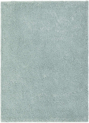 Sage Green 8' x 11' Soft Solid Shag Rectangle Area Rug Thick Soft Touch Fluffy & Plush Shaggy Pile