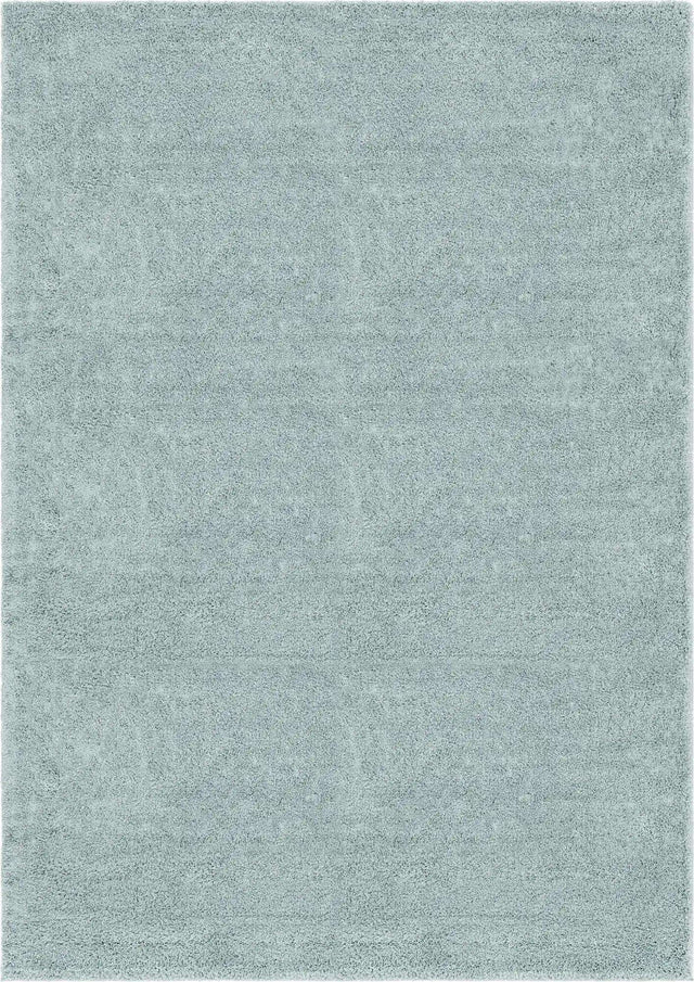 Sage Green 7' 1 x 10' Soft Solid Shag Rectangle Area Rug Thick Soft Touch Fluffy & Plush Shaggy Pile