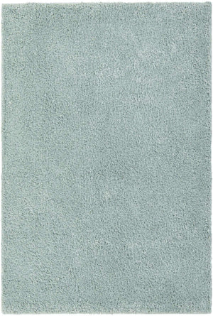 Sage Green 6' 1 x 9' Soft Solid Shag Rectangle Area Rug Thick Soft Touch Fluffy & Plush Shaggy Pile
