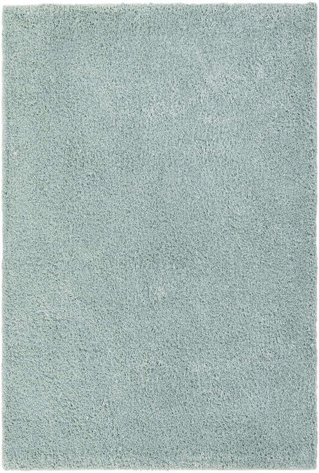 Sage Green 6' 1 x 9' Soft Solid Shag Rectangle Area Rug Thick Soft Touch Fluffy & Plush Shaggy Pile