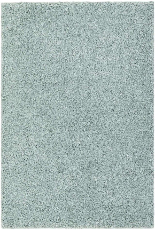 Sage Green 6' 1 x 9' Soft Solid Shag Rectangle Area Rug Thick Soft Touch Fluffy & Plush Shaggy Pile