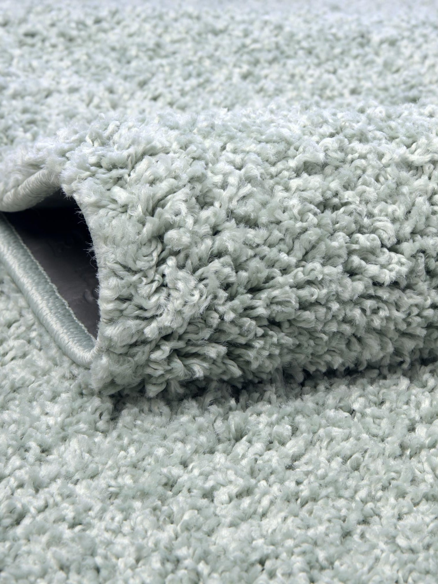 Sage Green 7' 1 x 10' Soft Solid Shag Rectangle Area Rug Thick Soft Touch Fluffy & Plush Shaggy Pile 100% Polypropylene Minimalist Carpet for Modern Home Interiors for Sale at Rug Engine