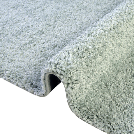 Sage Green 5' 3 x 8' Soft Solid Shag Rectangle Area Rug Thick Soft Touch Fluffy & Plush Shaggy Pile 100% Polypropylene Minimalist Carpet for Modern Home Interiors for Sale at Rug Engine