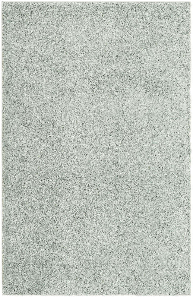 Sage Green 5' 3 x 8' Soft Solid Shag Rectangle Area Rug Thick Soft Touch Fluffy & Plush Shaggy Pile