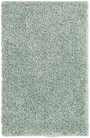 Sage Green 2' x 3' 1 Soft Solid Shag Rectangle Area Rug Thick Soft Touch Fluffy & Plush Shaggy Pile