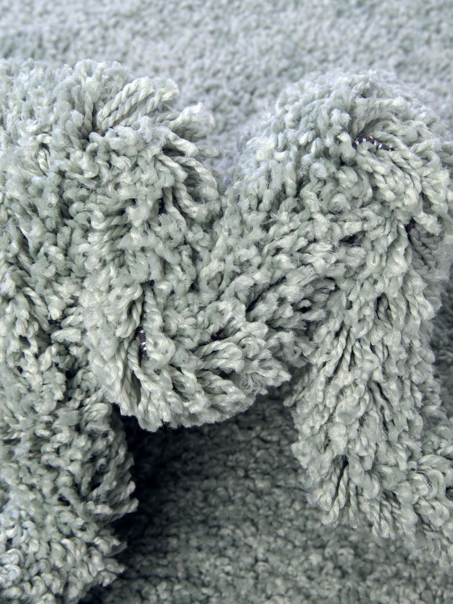 Sage Green 4' 1 x 4' 1 Soft Solid Shag Square Area Rug Thick Soft Touch Fluffy & Plush Shaggy Pile 100% Polypropylene Minimalist Carpet for Modern Home Interiors for Sale at Rug Engine
