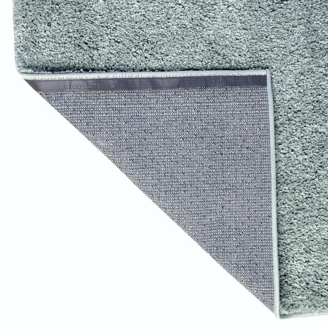 Sage Green 4' 1 x 4' 1 Soft Solid Shag Square Area Rug Thick Soft Touch Fluffy & Plush Shaggy Pile