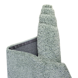 Sage Green 4' 1 x 4' 1 Soft Solid Shag Square Area Rug Thick Soft Touch Fluffy & Plush Shaggy Pile