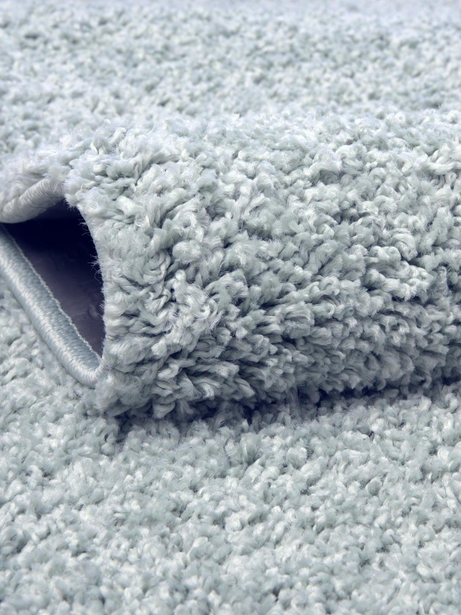 Sage Green 5' 1 x 5' 1 Soft Solid Shag Round Area Rug Thick Soft Touch Fluffy & Plush Shaggy Pile 100% Polypropylene Minimalist Carpet for Modern Home Interiors for Sale at Rug Engine