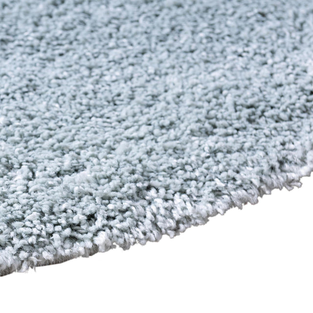 Sage Green 8' x 8' Soft Solid Shag Round Area Rug Thick Soft Touch Fluffy & Plush Shaggy Pile