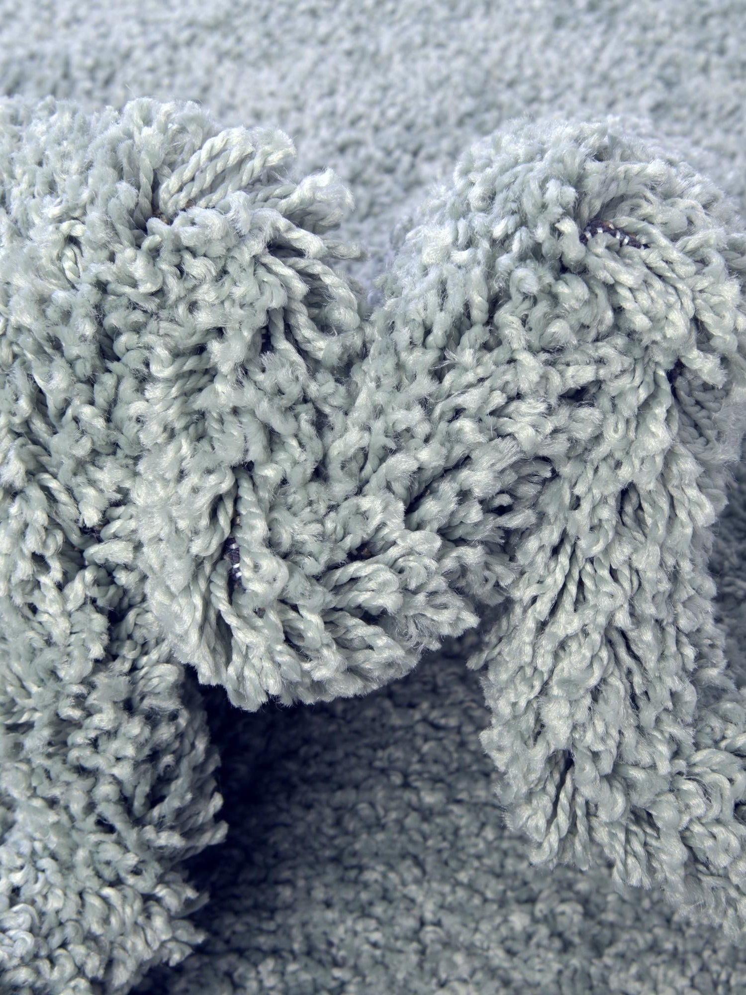 Sage Green 6' 1 x 6' 1 Soft Solid Shag Round Area Rug Thick Soft Touch Fluffy & Plush Shaggy Pile 100% Polypropylene Minimalist Carpet for Modern Home Interiors for Sale at Rug Engine