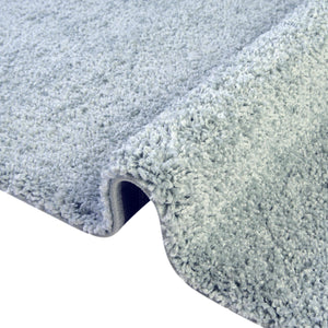 Sage Green 8' x 8' Soft Solid Shag Round Area Rug Thick Soft Touch Fluffy & Plush Shaggy Pile