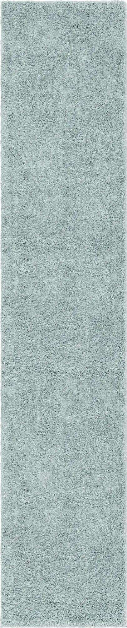 Sage Green 2' 7 x 13' 1 Soft Solid Shag Runner Area Rug Thick Soft Touch Fluffy & Plush Shaggy Pile