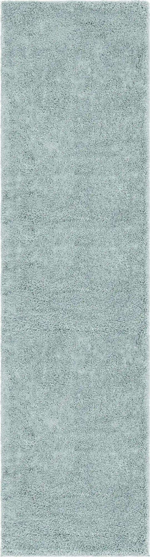 Sage Green 2' 7 x 10' Soft Solid Shag Runner Area Rug Thick Soft Touch Fluffy & Plush Shaggy Pile