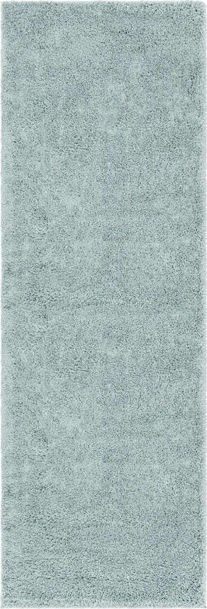 Sage Green 2' x 6' 9 Soft Solid Shag Runner Area Rug Thick Soft Touch Fluffy & Plush Shaggy Pile