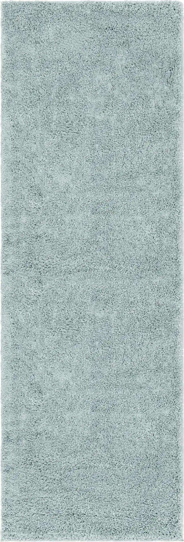 Sage Green 2' x 6' 9 Soft Solid Shag Runner Area Rug Thick Soft Touch Fluffy & Plush Shaggy Pile