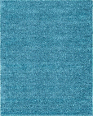 Turquoise 8' x 10' Soft Solid Shag Rectangle Area Rug Thick Soft Touch Fluffy & Plush Shaggy Pile