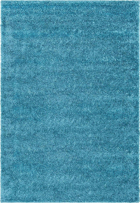 Turquoise 6' 1 x 9' Soft Solid Shag Rectangle Area Rug Thick Soft Touch Fluffy & Plush Shaggy Pile