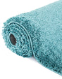 Turquoise 3' 3 x 5' 3 Soft Solid Shag Rectangle Area Rug Thick Soft Touch Fluffy & Plush Shaggy Pile 100% Polypropylene Minimalist Carpet for Modern Home Interiors for Sale at Rug Engine