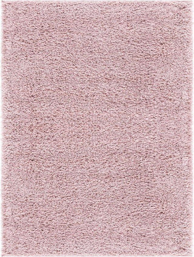 Pink 9' x 12' 2 Soft Solid Shag Rectangle Area Rug Thick Soft Touch Fluffy & Plush Shaggy Pile