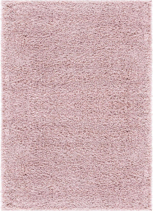 Pink 8' x 11' Soft Solid Shag Rectangle Area Rug Thick Soft Touch Fluffy & Plush Shaggy Pile