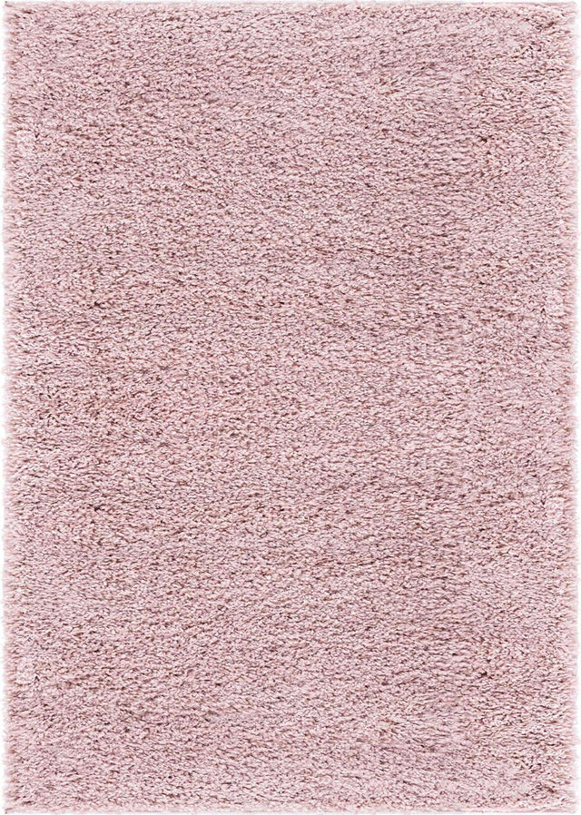 Pink 7' 1 x 10' Soft Solid Shag Rectangle Area Rug Thick Soft Touch Fluffy & Plush Shaggy Pile
