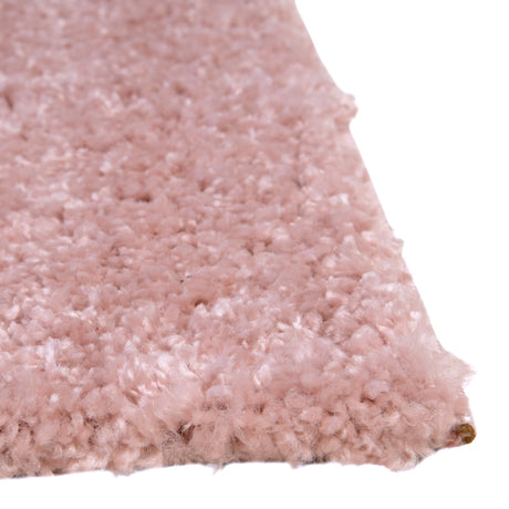 Pink 4' 1 x 6' 1 Soft Solid Shag Rectangle Area Rug Thick Soft Touch Fluffy & Plush Shaggy Pile 100% Polypropylene Minimalist Carpet for Modern Home Interiors for Sale at Rug Engine