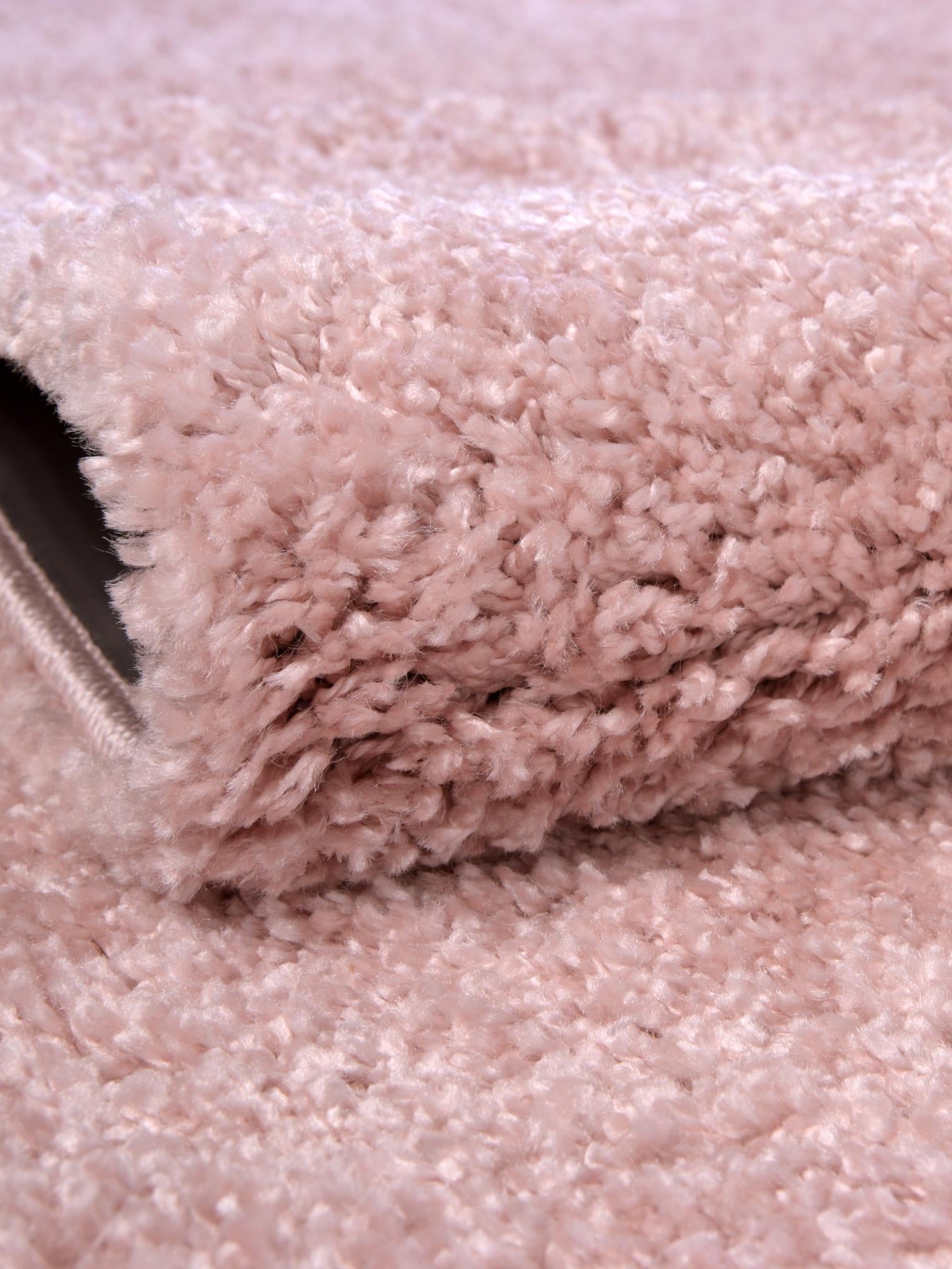 Pink 3' 3 x 3' 3 Soft Solid Shag Round Area Rug Thick Soft Touch Fluffy & Plush Shaggy Pile 100% Polypropylene Minimalist Carpet for Modern Home Interiors for Sale at Rug Engine