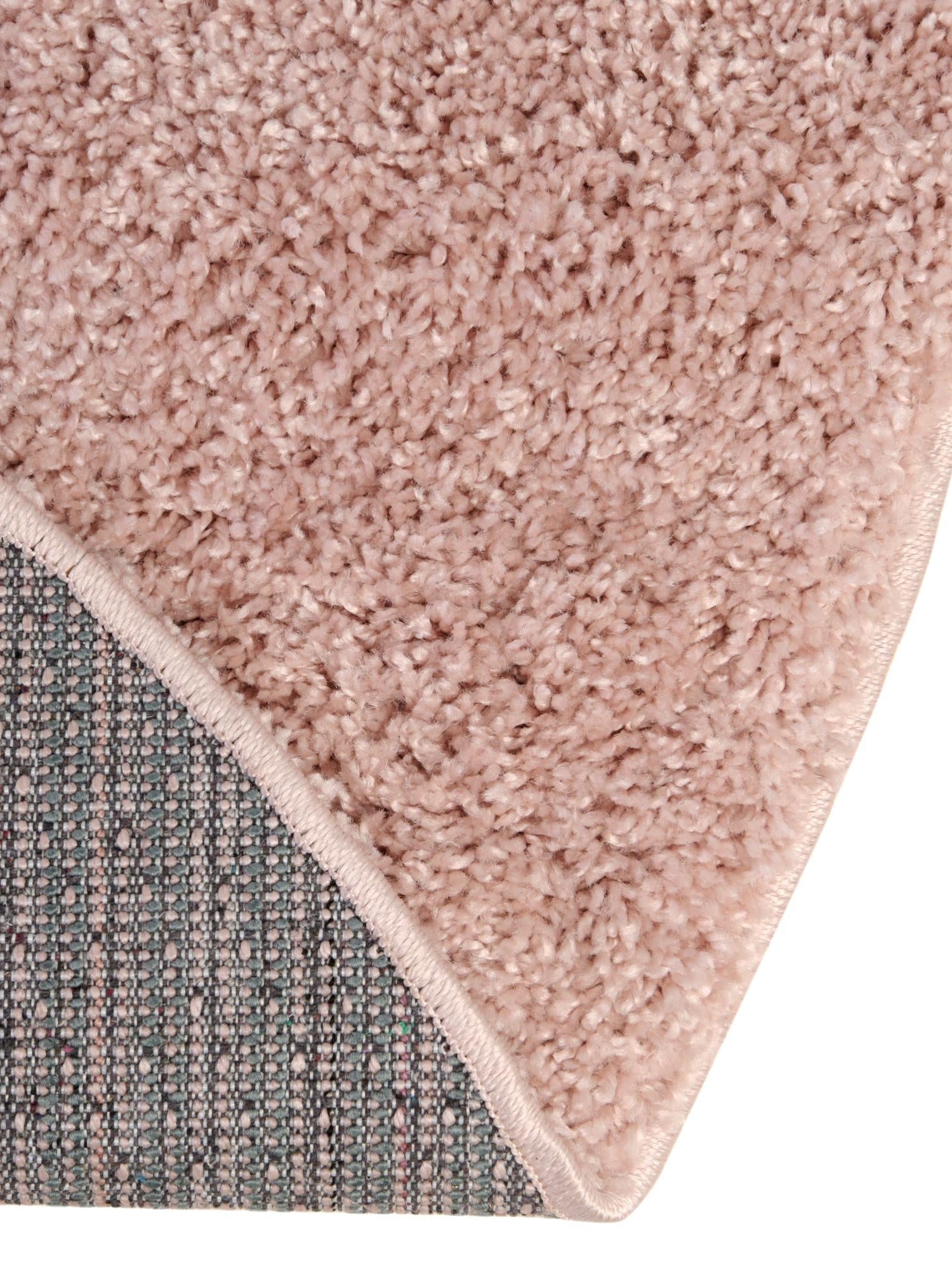 Pink 3' 3 x 3' 3 Soft Solid Shag Round Area Rug Thick Soft Touch Fluffy & Plush Shaggy Pile 100% Polypropylene Minimalist Carpet for Modern Home Interiors for Sale at Rug Engine