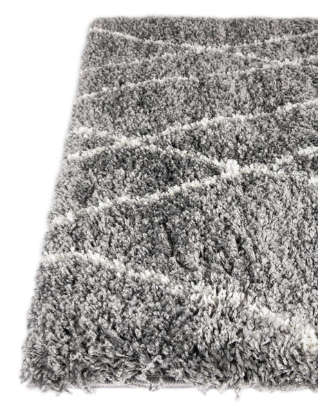 Cloud Gray 7' 10 x 10' Soft Touch Shag Rectangle Area Rug Thick Soft Touch Fluffy & Plush Shaggy Pile 100% Polypropylene Unique Carpet for Modern Home Interiors for Sale at Rug Engine