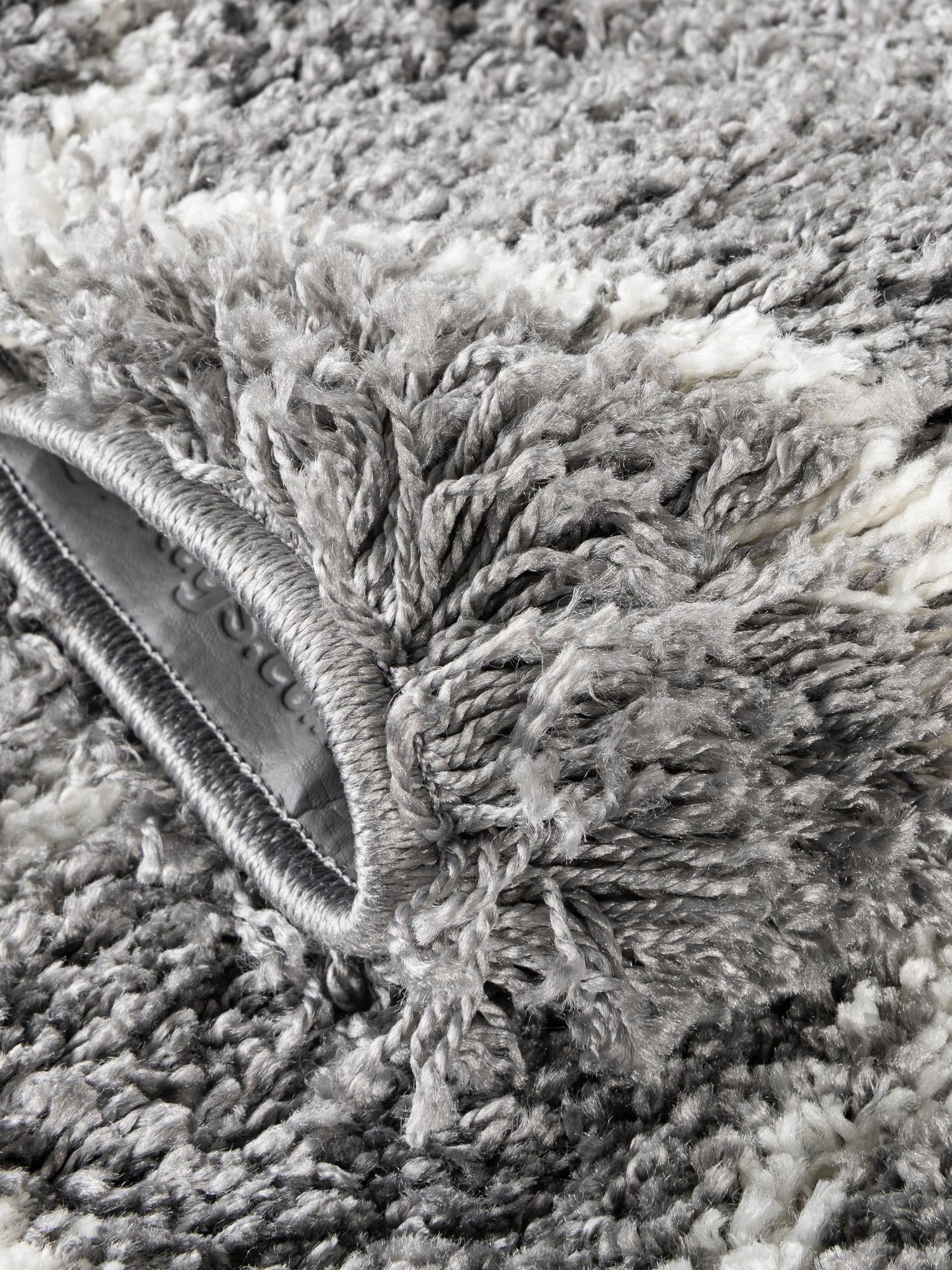Cloud Gray 5' 3 x 5' 3 Soft Touch Shag Round Area Rug Thick Soft Touch Fluffy & Plush Shaggy Pile 100% Polypropylene Unique Carpet for Modern Home Interiors for Sale at Rug Engine