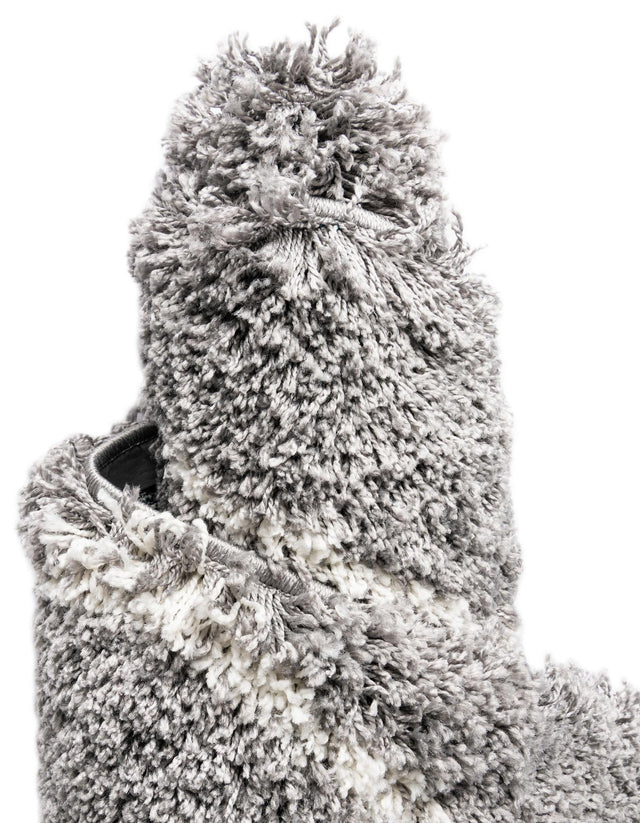 Cloud Gray 2' x 6' 7 Soft Touch Shag Runner Area Rug Thick Soft Touch Fluffy & Plush Shaggy Pile
