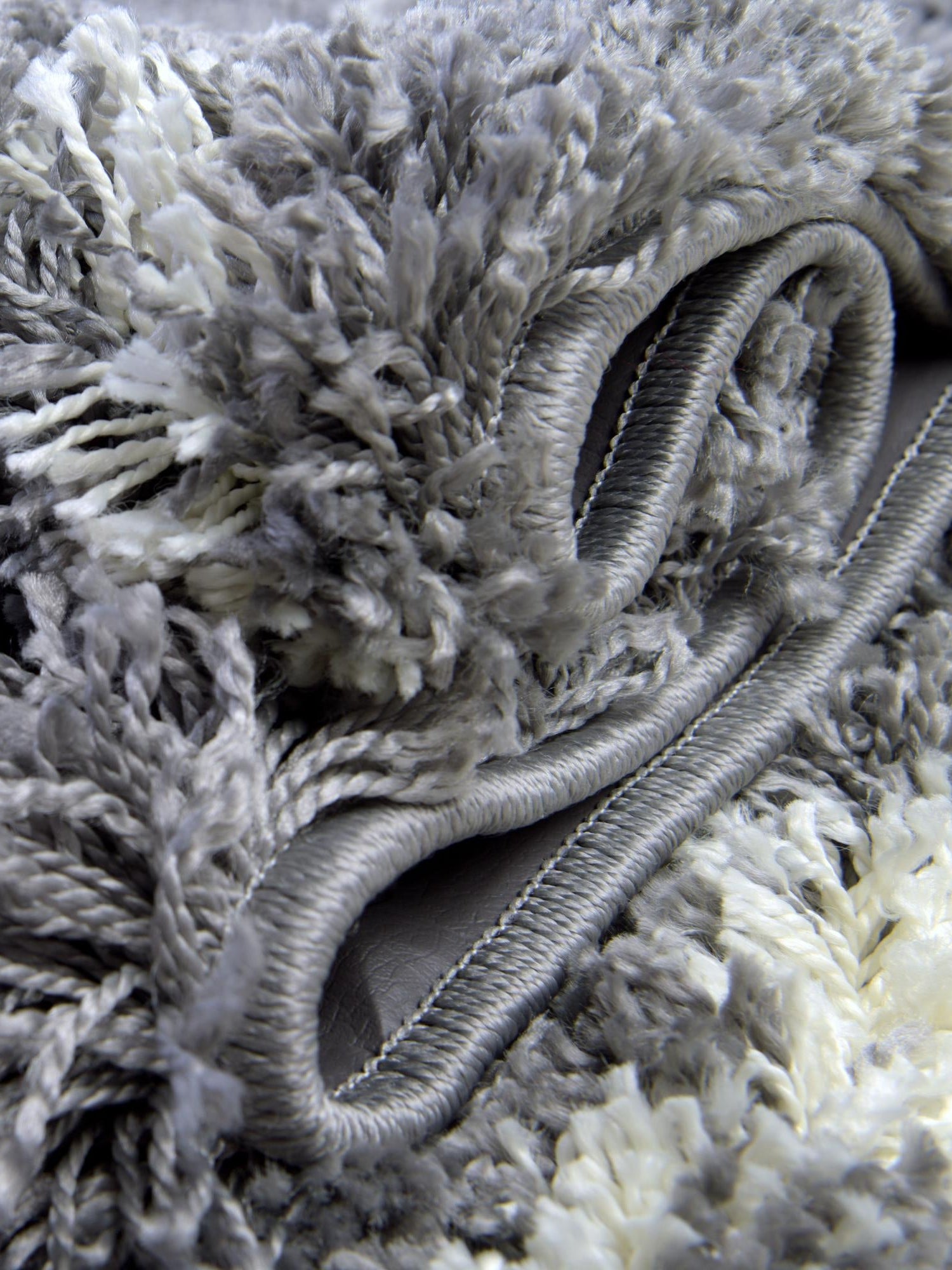 Pebble Gray 5' 3 x 8' Soft Touch Shag Rectangle Area Rug Thick Soft Touch Fluffy & Plush Shaggy Pile 100% Polypropylene Unique Carpet for Modern Home Interiors for Sale at Rug Engine