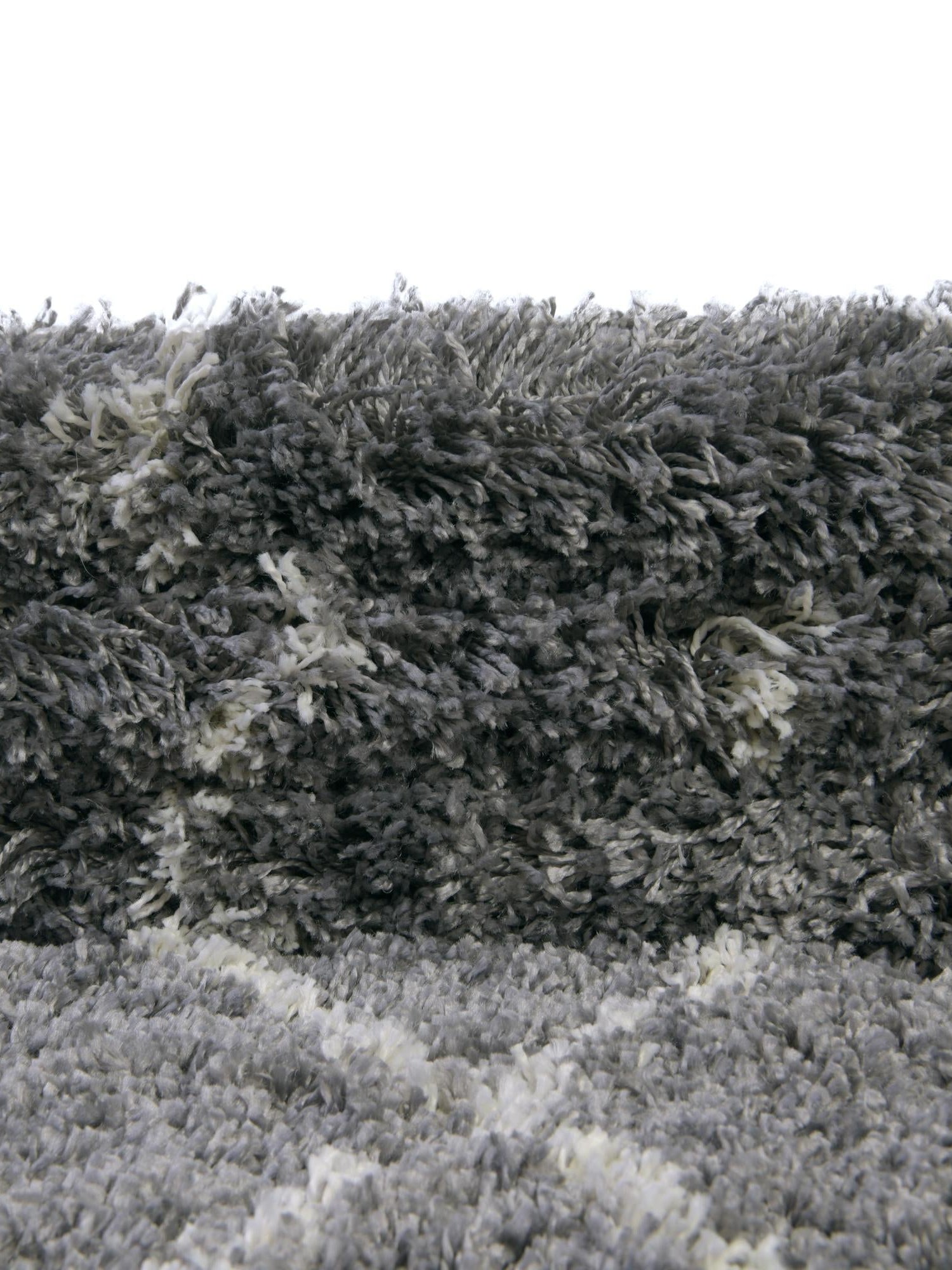 Pebble Gray 5' 3 x 8' Soft Touch Shag Rectangle Area Rug Thick Soft Touch Fluffy & Plush Shaggy Pile 100% Polypropylene Unique Carpet for Modern Home Interiors for Sale at Rug Engine