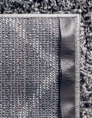 Pebble Gray 4' 1 x 4' 1 Soft Touch Shag Square Area Rug Thick Soft Touch Fluffy & Plush Shaggy Pile