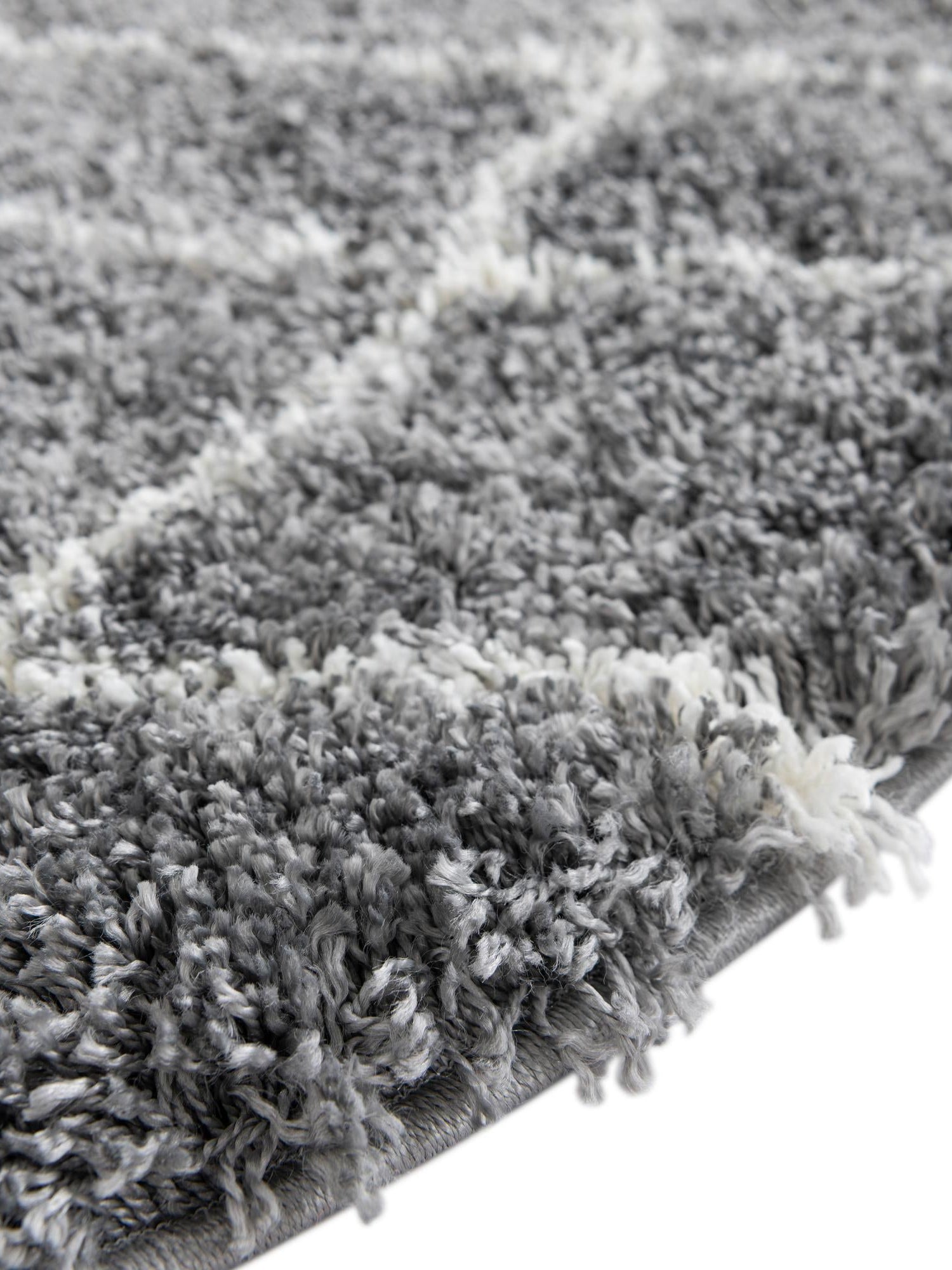 Pebble Gray 4' 1 x 4' 1 Soft Touch Shag Round Area Rug Thick Soft Touch Fluffy & Plush Shaggy Pile 100% Polypropylene Unique Carpet for Modern Home Interiors for Sale at Rug Engine