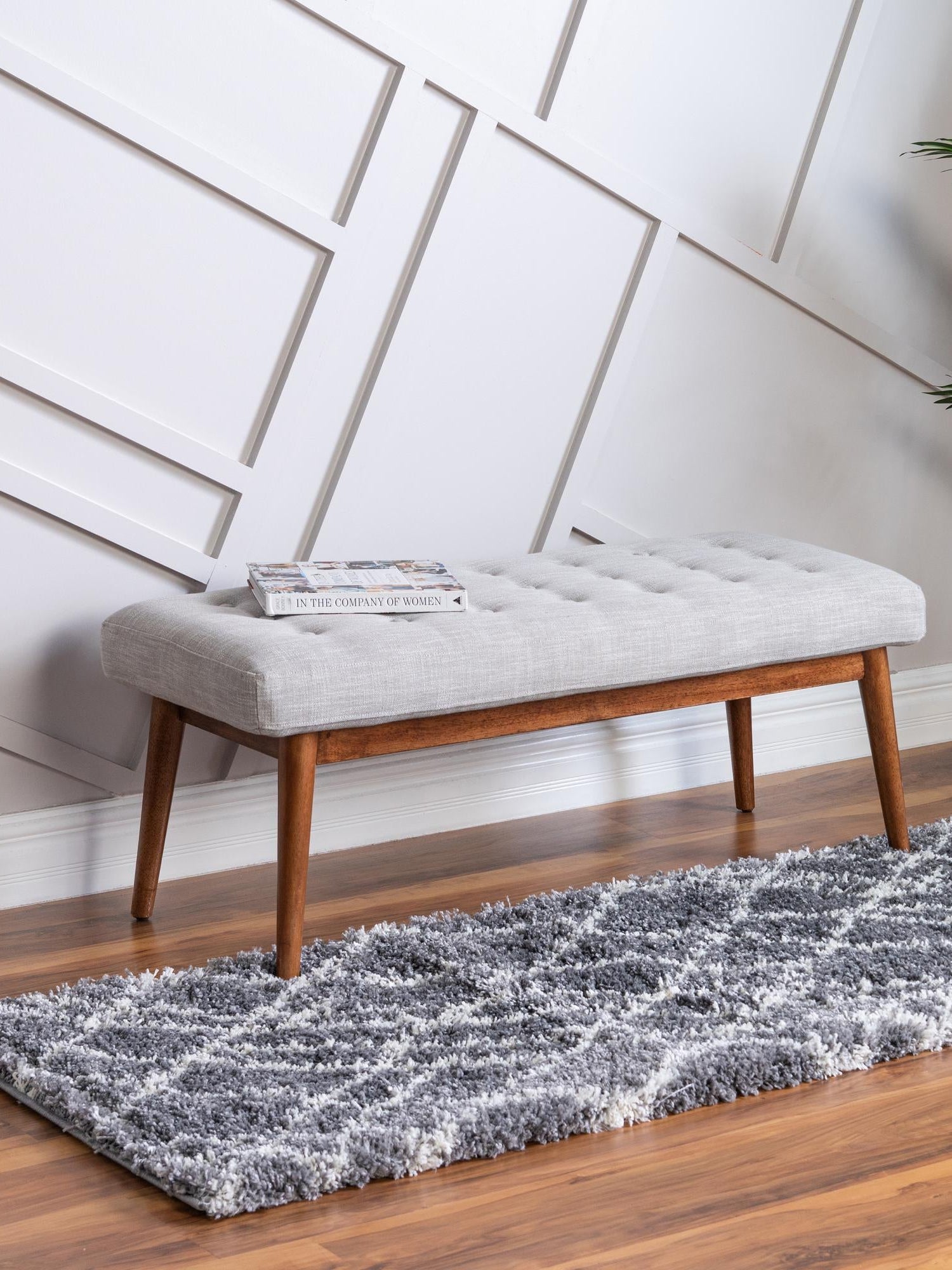 Pebble Gray 2' x 6' 7 Soft Touch Shag Runner Area Rug Thick Soft Touch Fluffy & Plush Shaggy Pile 100% Polypropylene Unique Carpet for Modern Home Interiors for Sale at Rug Engine