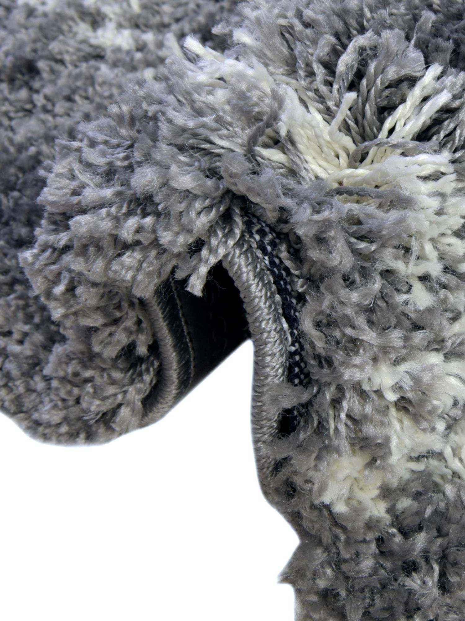 Pebble Gray 2' x 6' 7 Soft Touch Shag Runner Area Rug Thick Soft Touch Fluffy & Plush Shaggy Pile 100% Polypropylene Unique Carpet for Modern Home Interiors for Sale at Rug Engine