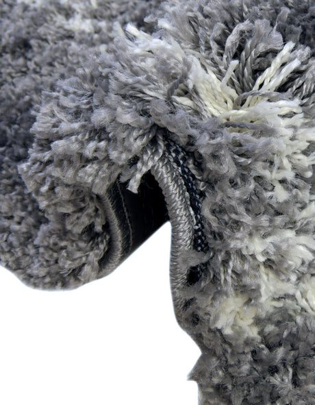 Pebble Gray 2' x 6' 7 Soft Touch Shag Runner Area Rug Thick Soft Touch Fluffy & Plush Shaggy Pile 100% Polypropylene Unique Carpet for Modern Home Interiors for Sale at Rug Engine
