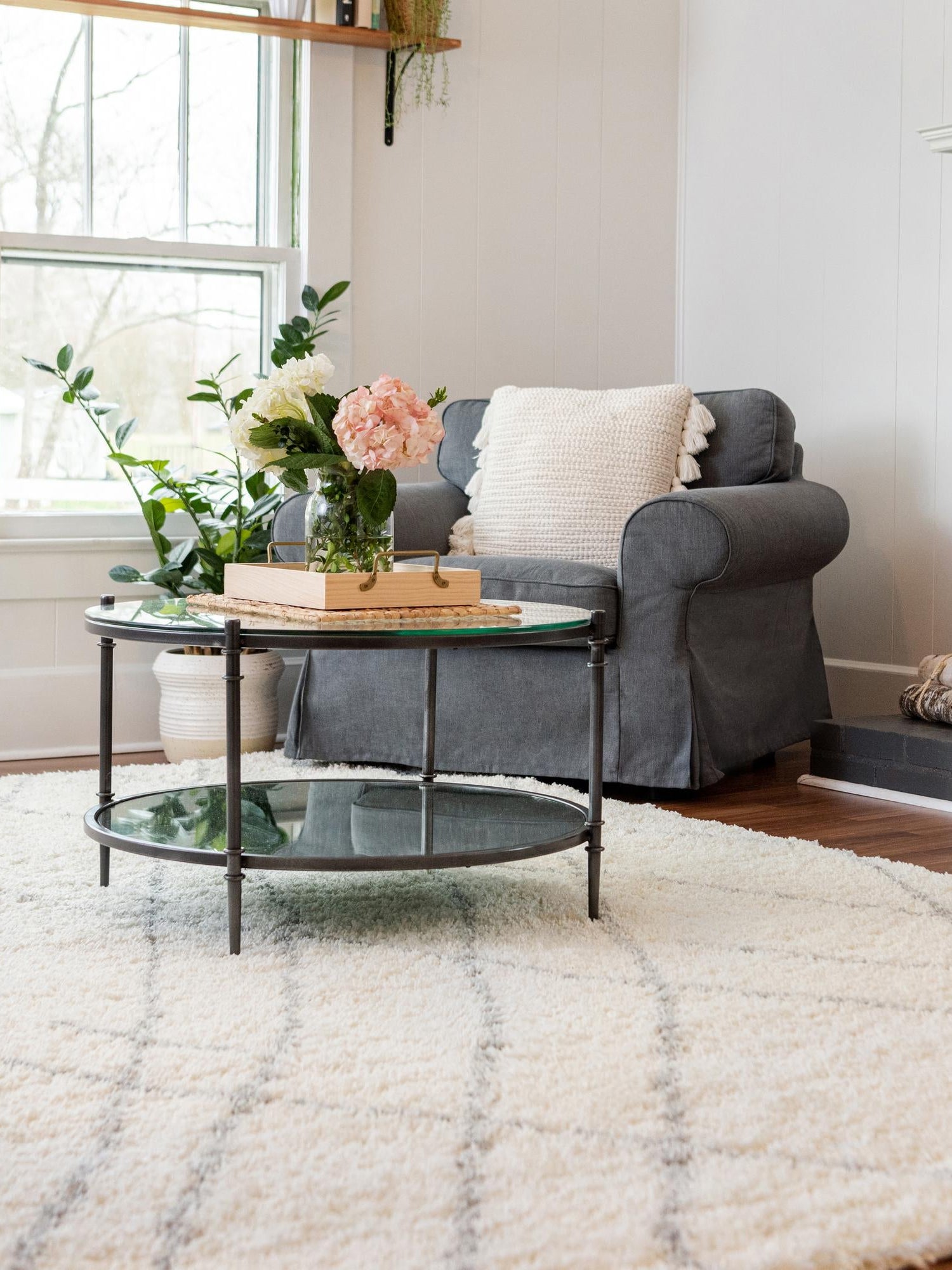 Ivory 7' 10 x 10' Soft Touch Shag Rectangle Area Rug Thick Soft Touch Fluffy & Plush Shaggy Pile 100% Polypropylene Unique Carpet for Modern Home Interiors for Sale at Rug Engine