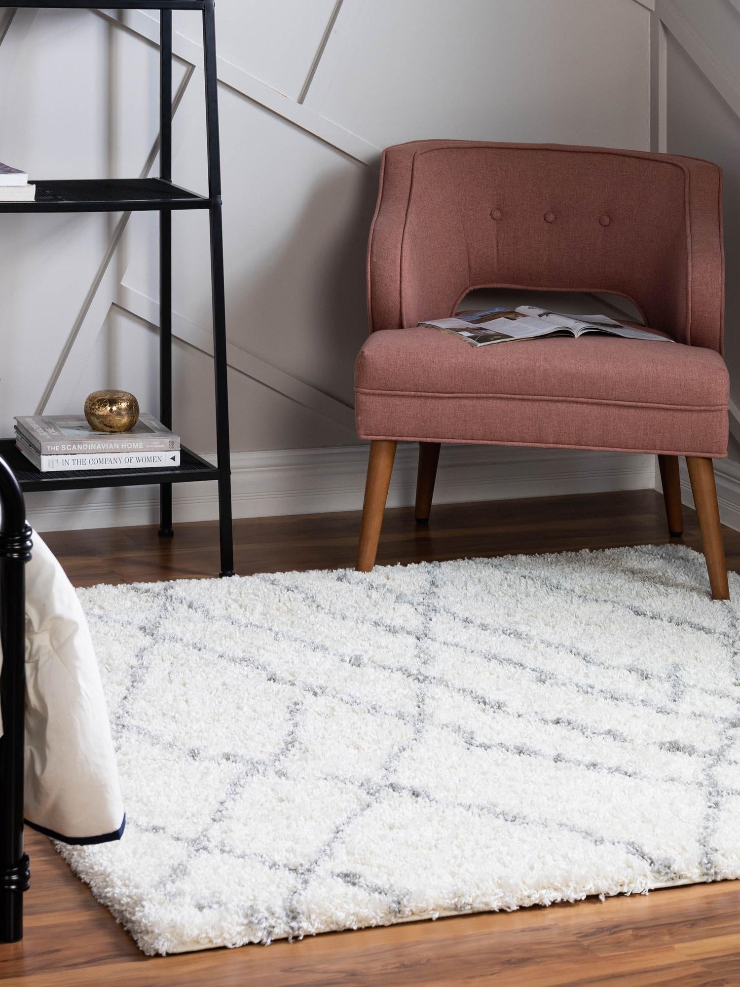 Ivory 5' 3 x 5' 3 Soft Touch Shag Square Area Rug Thick Soft Touch Fluffy & Plush Shaggy Pile 100% Polypropylene Unique Carpet for Modern Home Interiors for Sale at Rug Engine