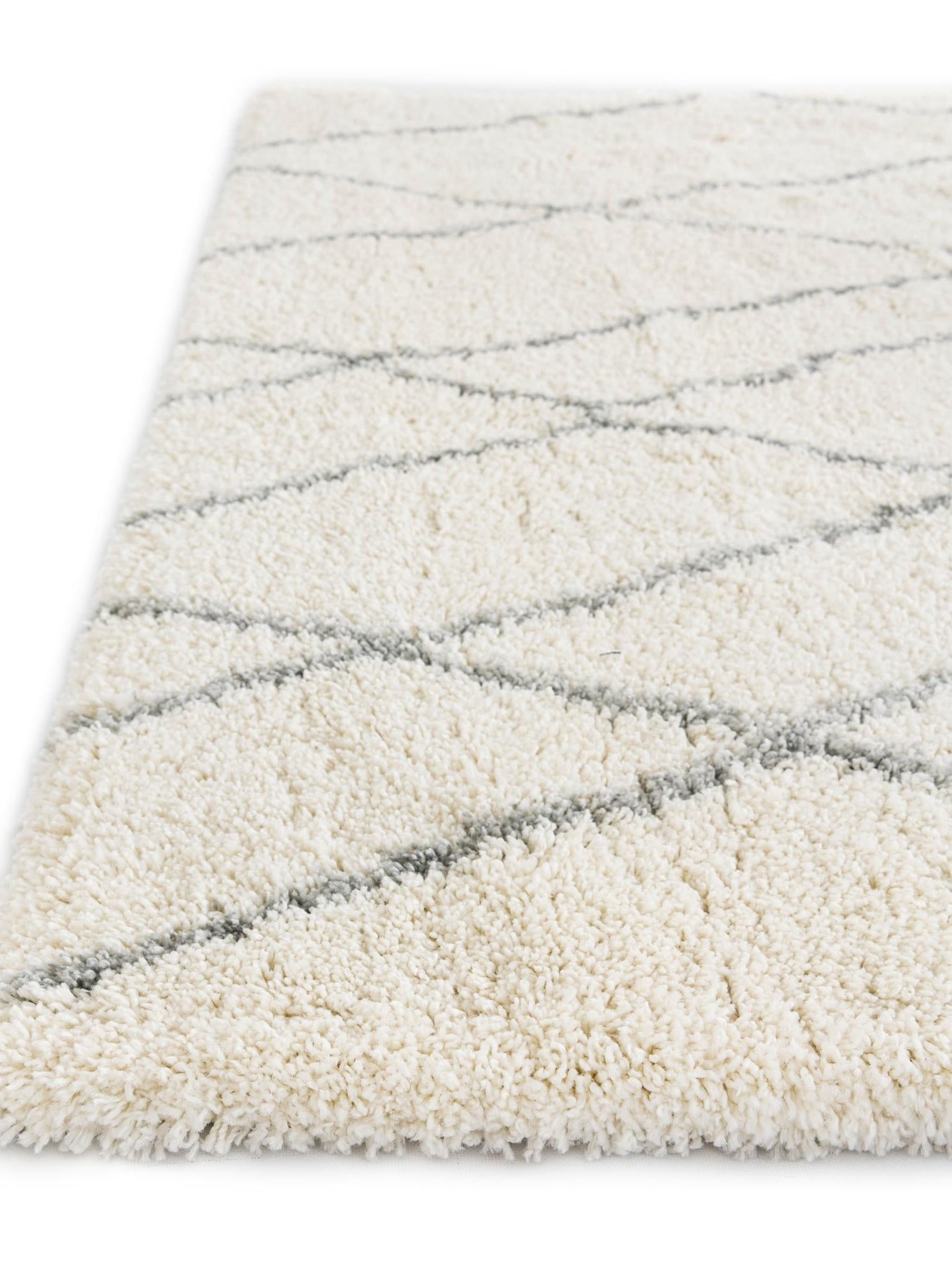 Ivory 5' 3 x 5' 3 Soft Touch Shag Square Area Rug Thick Soft Touch Fluffy & Plush Shaggy Pile 100% Polypropylene Unique Carpet for Modern Home Interiors for Sale at Rug Engine