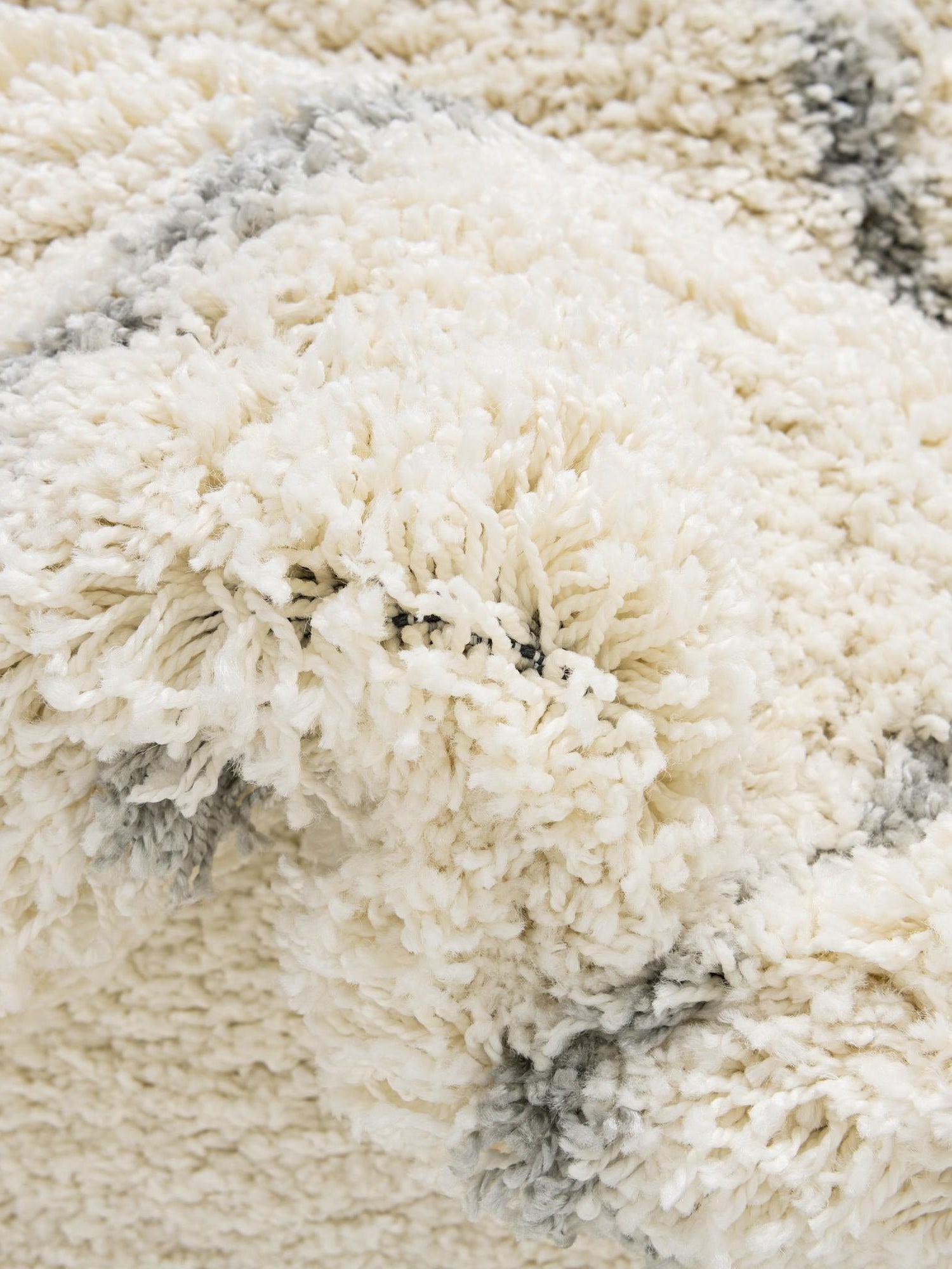 Ivory 7' 10 x 7' 10 Soft Touch Shag Round Area Rug Thick Soft Touch Fluffy & Plush Shaggy Pile 100% Polypropylene Unique Carpet for Modern Home Interiors for Sale at Rug Engine