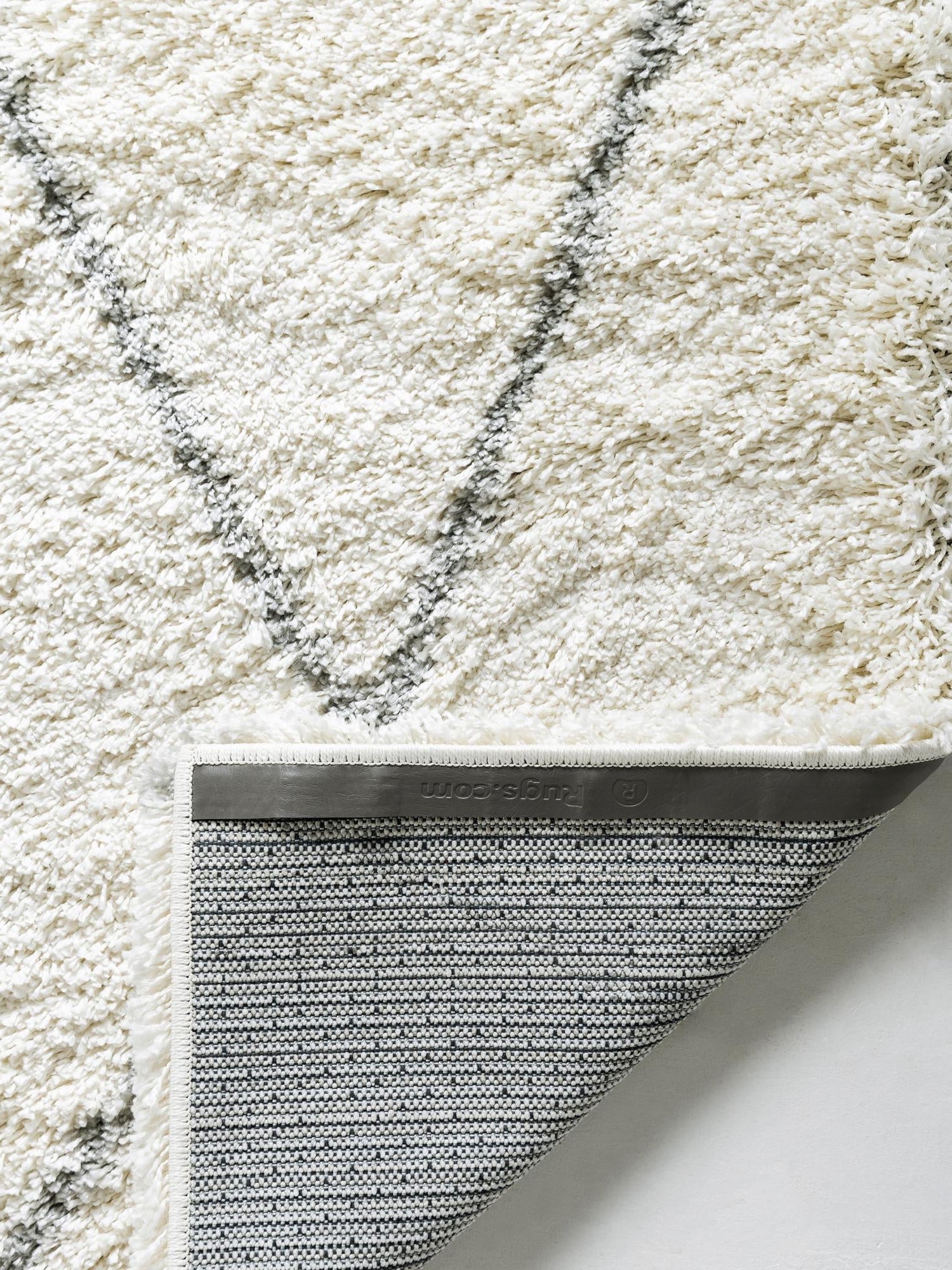 Ivory 2' x 6' 7 Soft Touch Shag Runner Area Rug Thick Soft Touch Fluffy & Plush Shaggy Pile 100% Polypropylene Unique Carpet for Modern Home Interiors for Sale at Rug Engine